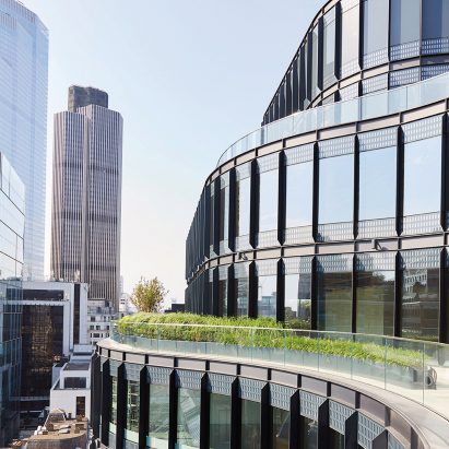Top levels of 100 Liverpool Street