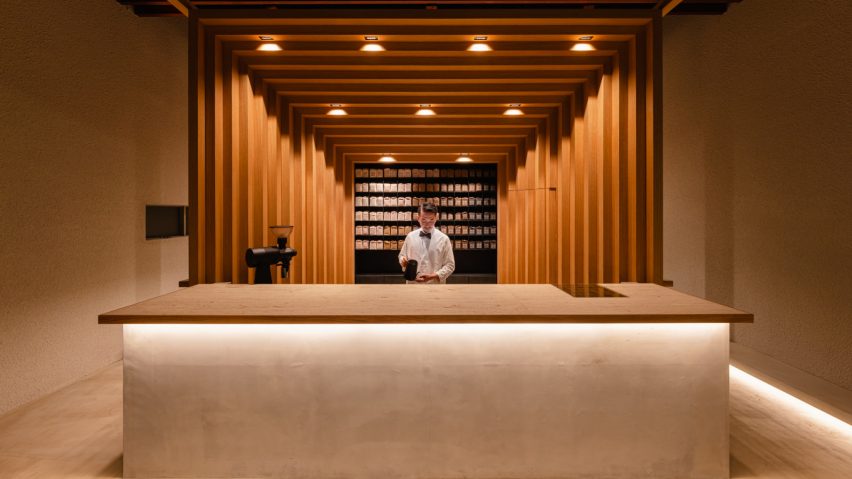 Fourteen Stones Design revamps Tokyo warehouse into “coffee gastronomy” cafe