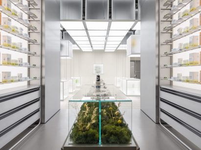 Lab area at Super Seed shop
