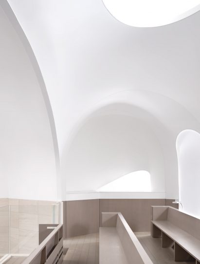 A photograph of the inside of the Armenian church