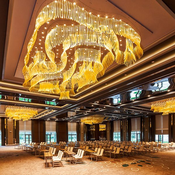Photo of a chandelier
