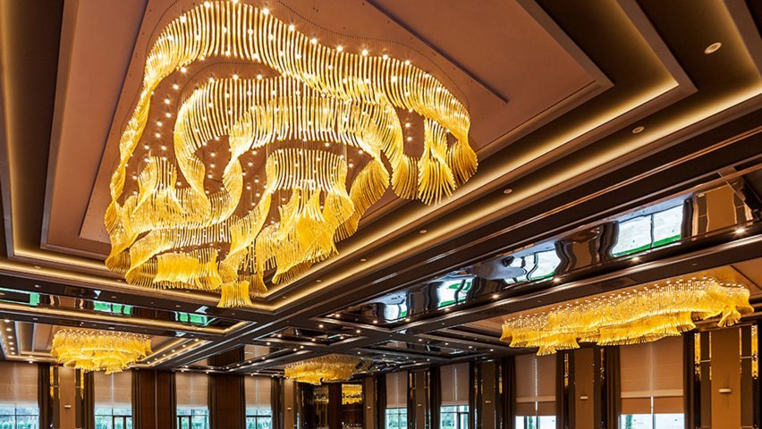 Photo of a chandelier