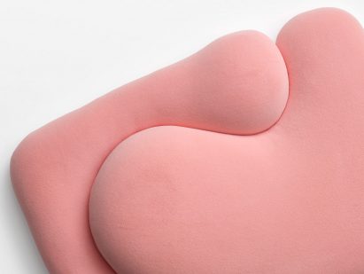 Photograph of the internal friction detail in Blob sculpture