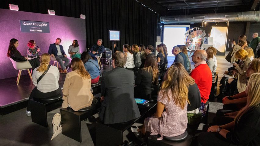 Image of talk with audience