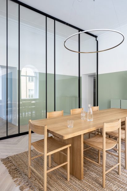 An image of an office decorated with Teknos’ paints