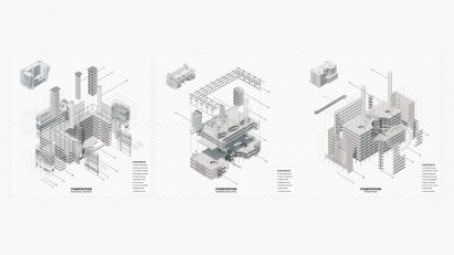 Graphic of architectural plans