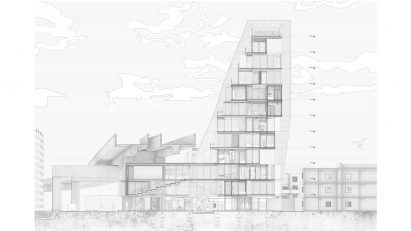 Graphic of a building plan
