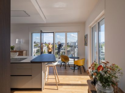 Wood-floored French apartment