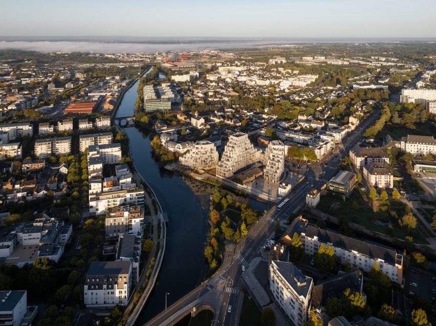 Aerial view of Ascension Paysagère by MVRDV