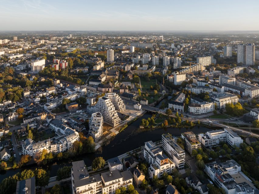 Aerial view of Ascension Paysagère by MVRDV