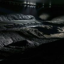Santiago Sierra creates mud runway for Balenciaga during Paris Fashion Week