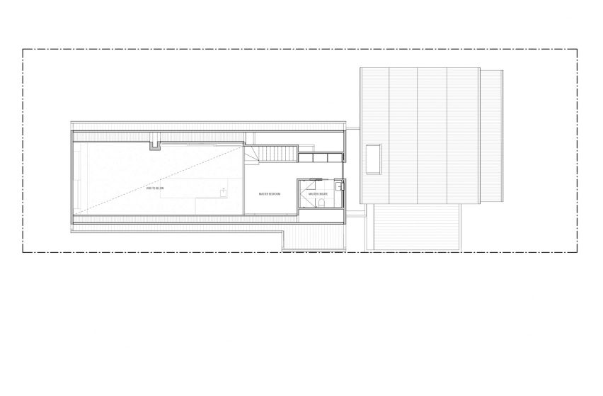 First floor plan of Barwon Heads House by Adam Kane Architects