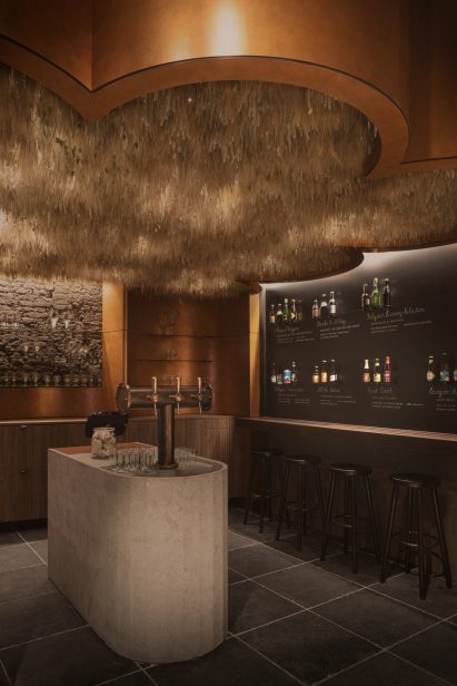 Bath & Barley spa tasting counter