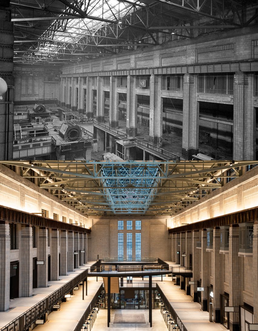 Battersea Power Station before and after photos