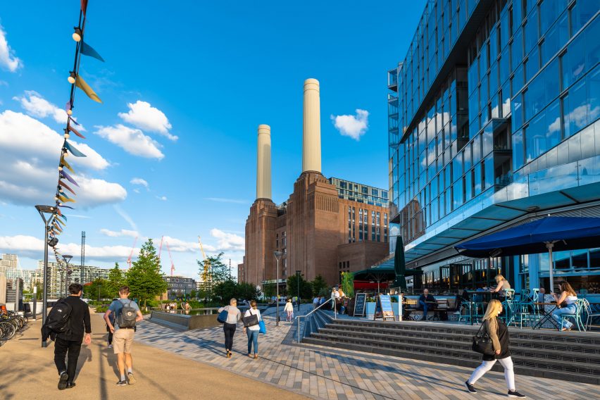 Battersea Power Station completes in London