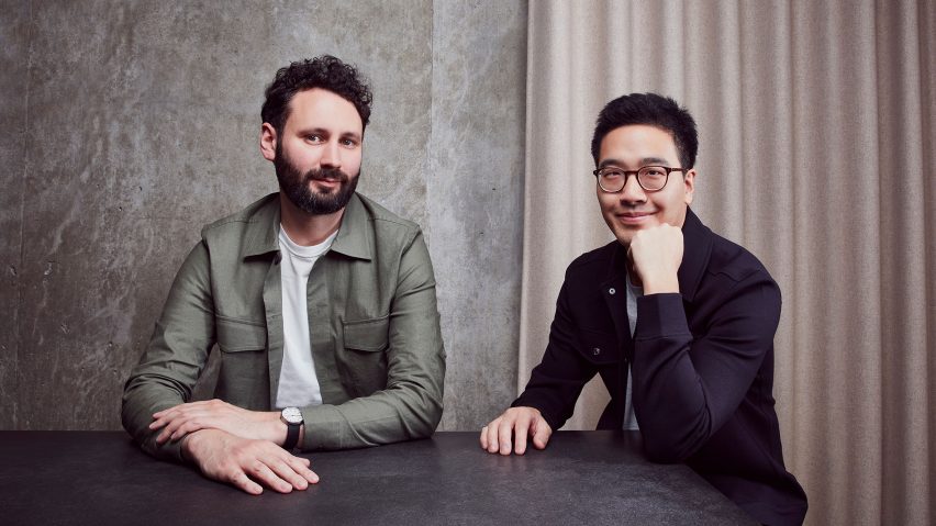 Dezeen co-CEOs Benedict Hobson and Wai Shin Li