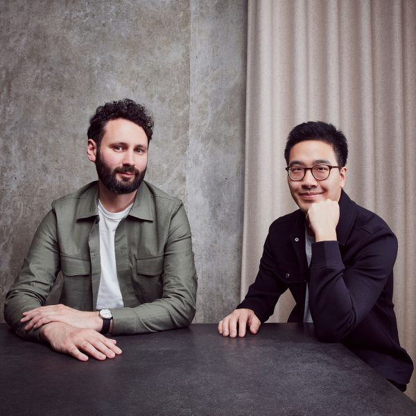 Dezeen co-CEOs Benedict Hobson and Wai Shin Li
