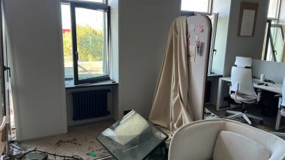 Bogdanova Bureau office damaged by missile blast