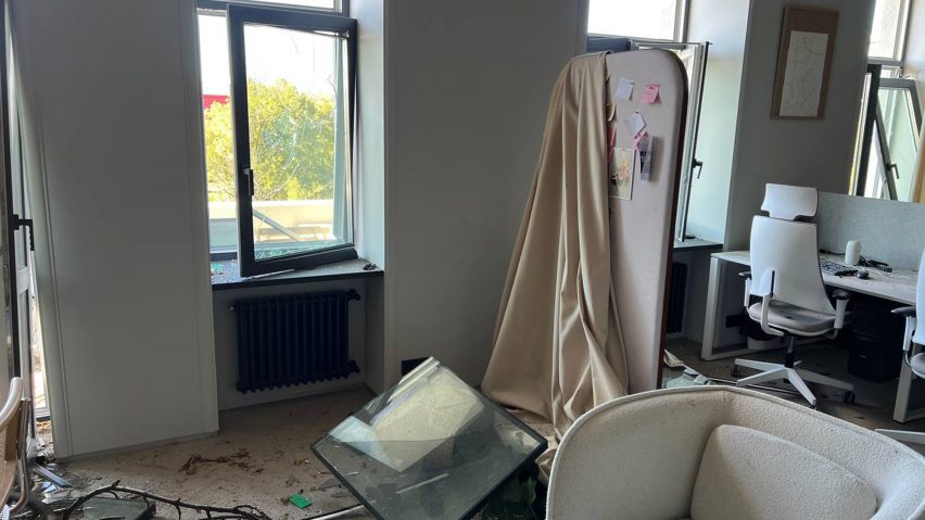 Bogdanova Bureau office damaged by missile blast