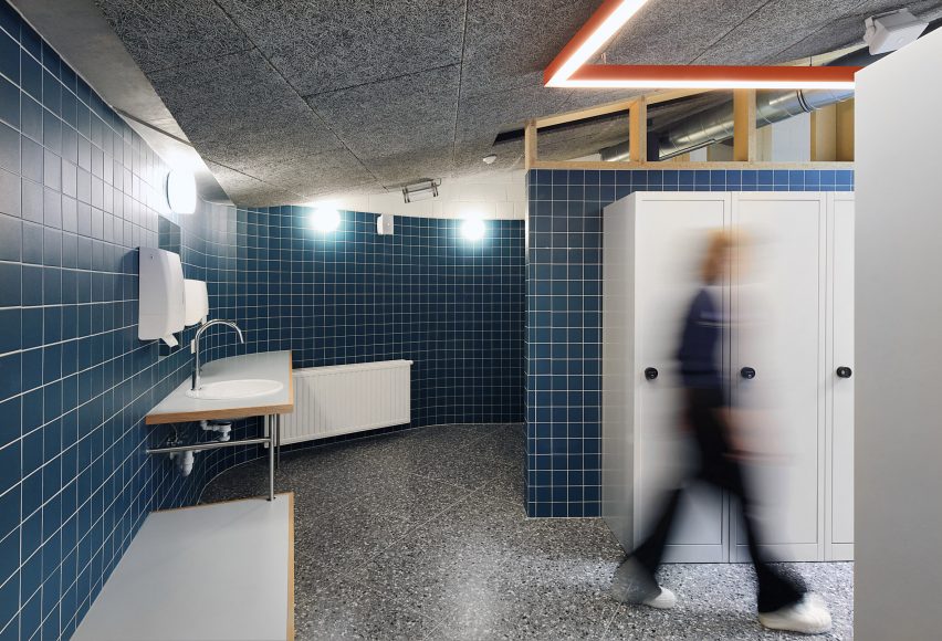 Interior of Antwerp police station by Bovenbouw Architectuur