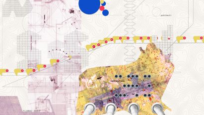 Architectural collage image by a Carleton University student