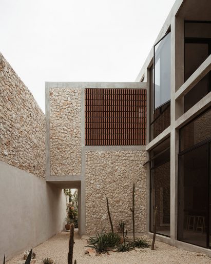 Courtyard in Merida home
