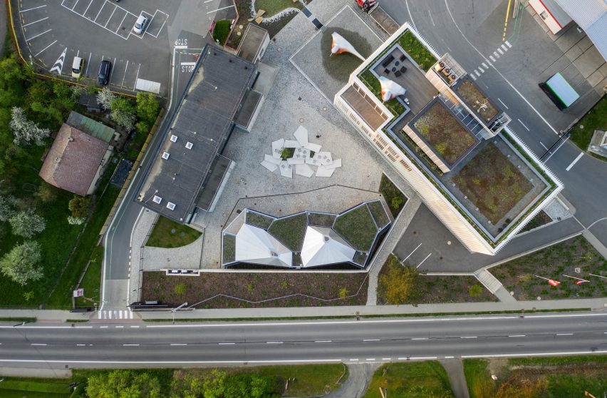 Exterior of Modular Research Centre by Chybik + Kristof
