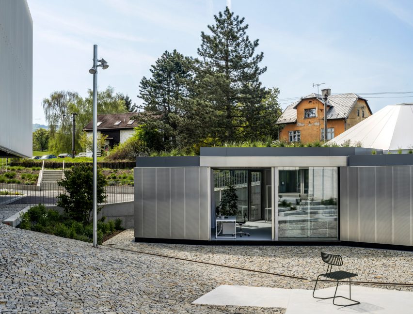 Exterior of Modular Research Centre by Chybik + Kristof