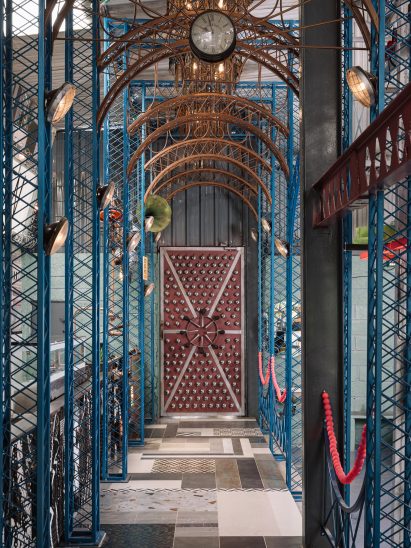 Scrap metal archways