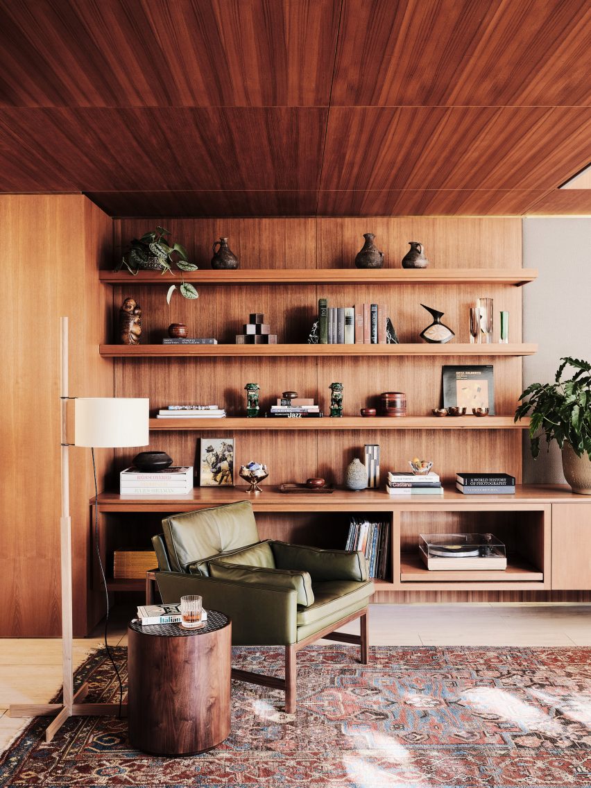 Teak joinery in Clear Oak Residence by Woods + Dangaran