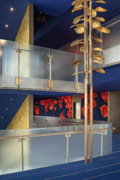 Lobby walls