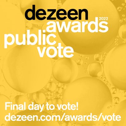 Dezeen Awards 2022 final day to vote