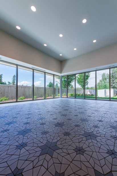 Pavilion floor
