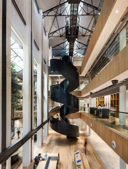Dyson staircase by M Moser Associates