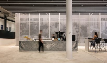 Dyson headquarters cafe