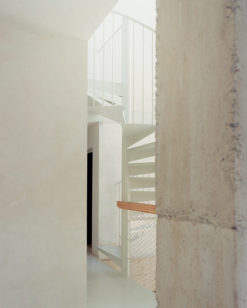 Stone ruins turned into Spanish holiday home by Atienza Maure Arquitectos