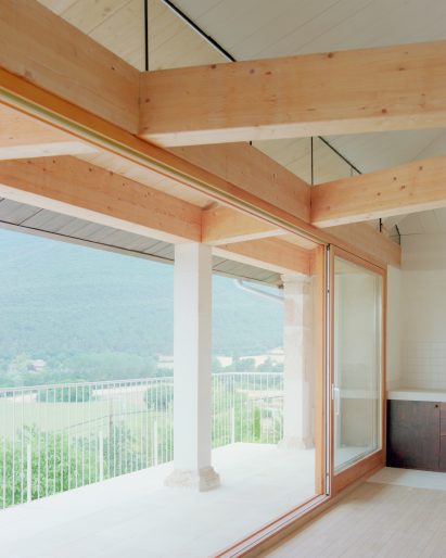 Interior image of El Priorato and its views to the surroundings