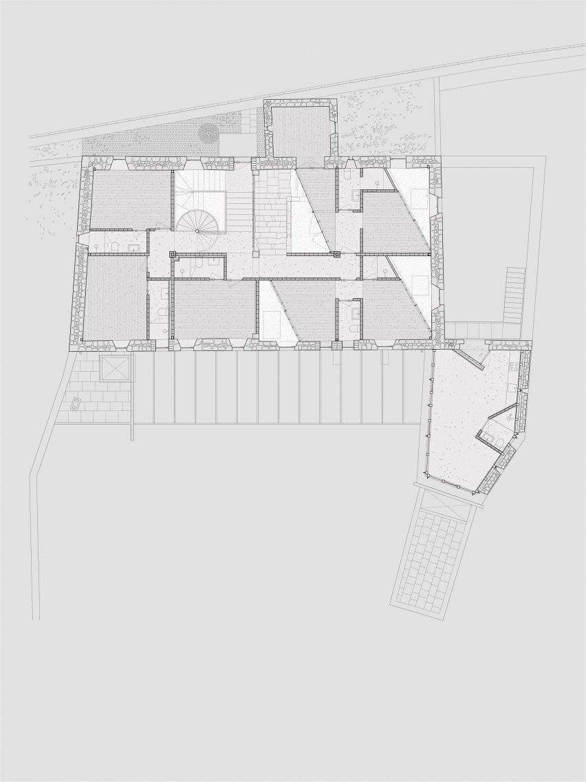 First floor plan of El Priorato