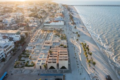 Aerial view of Progreso Geology Museum