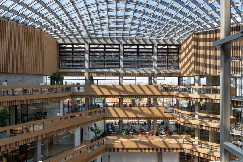 Interior of pharmaceutical centre in Denmark