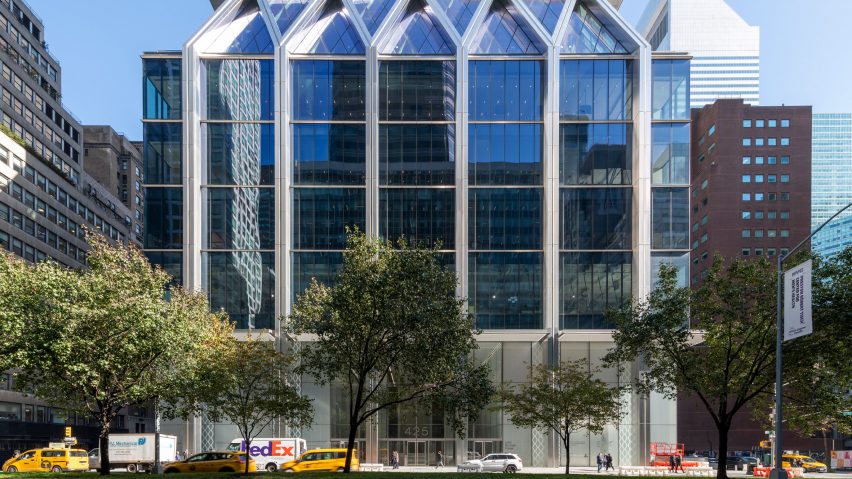 Ground level view of 425 Park Avenue by Foster + Partners