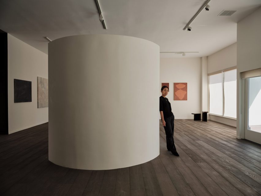 Curator Rosa Park in her LA gallery