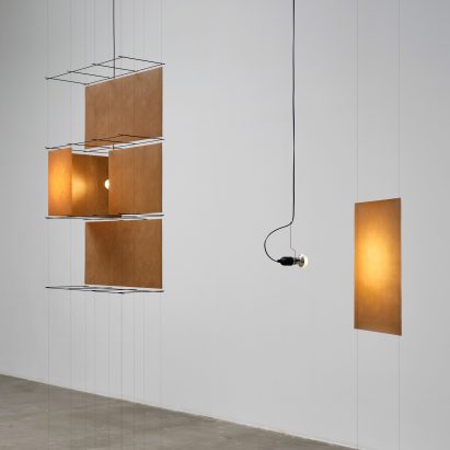 Two paper light installations by Frederik Gustav