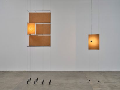 Two paper light installations by Frederik Gustav