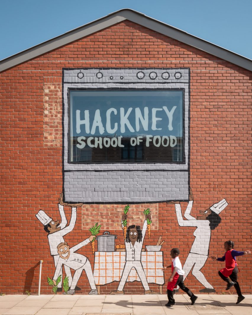 Exterior of The Hackney School of Food by Surman Weston