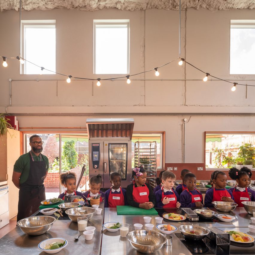 Interior of The Hackney School of Food by Surman Weston