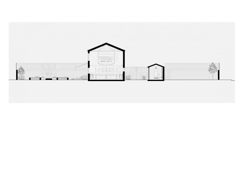Section of The Hackney School of Food by Surman Weston