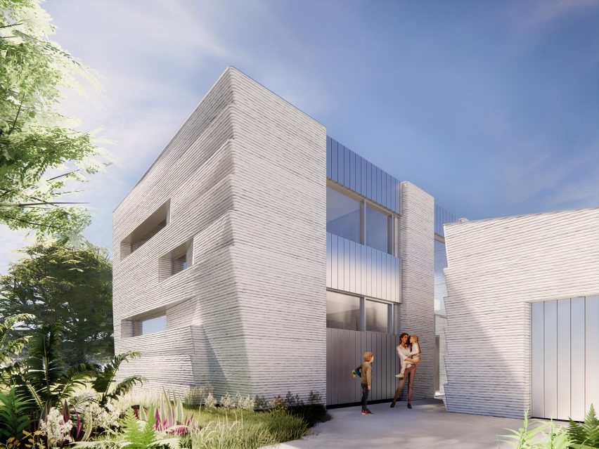 Hannh 3d printed home in Houston