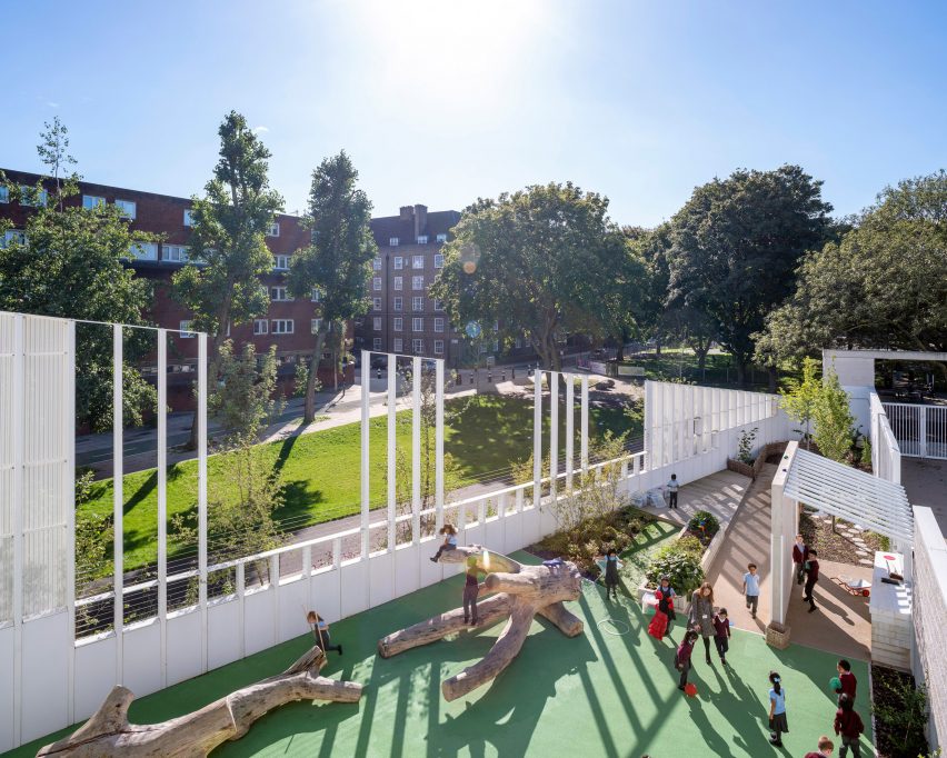 Hayhurst & Co designs London school with a "landscape sensibility"
