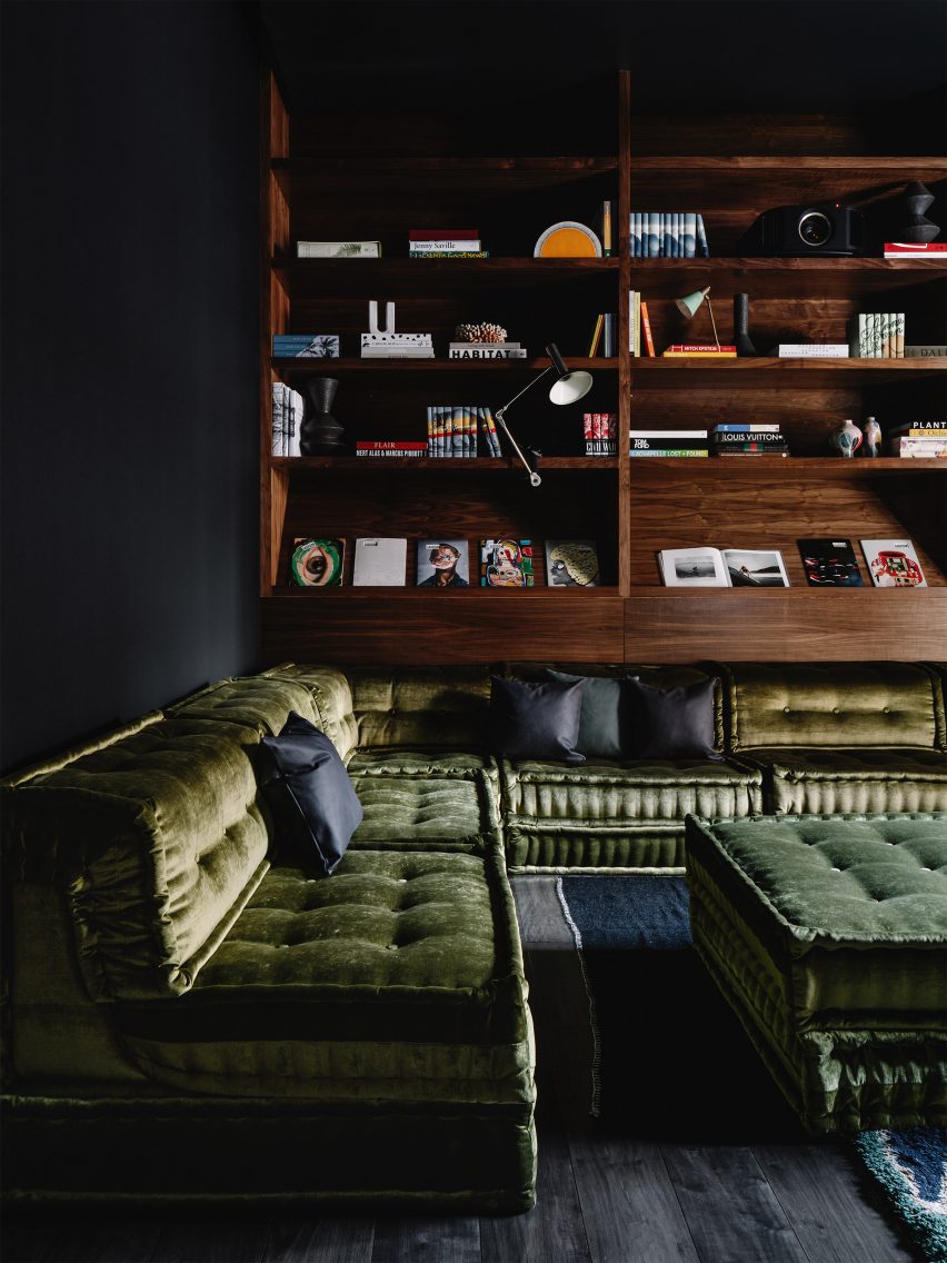 "Retro" movie room
